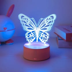 usb butterfly 3d night light, creative table decoration, bedroom and living room light, perfect birthday gift