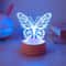 USB Butterfly 3D Night Light, Creative Table Decoration, Bedroom and Living Room Light, Perfect Birthday Gift