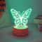 USB Butterfly 3D Night Light, Creative Table Decoration, Bedroom and Living Room Light, Perfect Birthday Gift