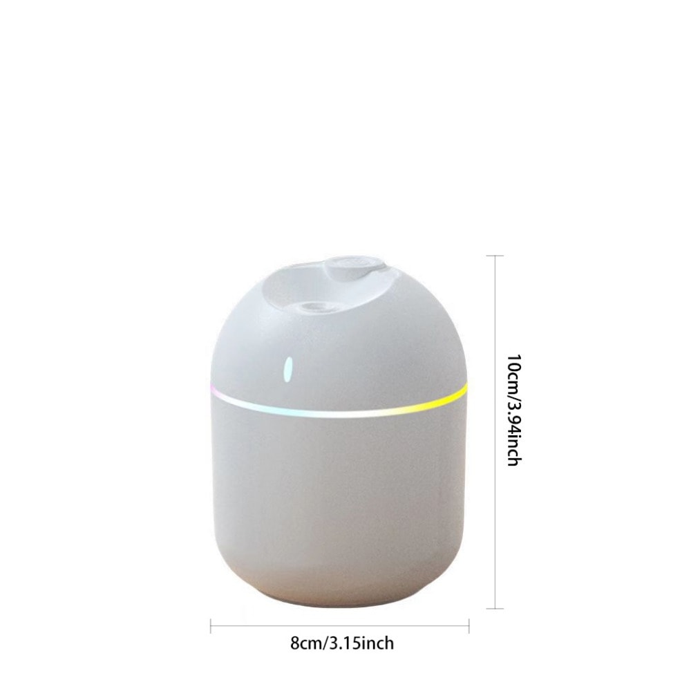 USB Humidifier Cool Mist Aroma Diffuser With LED Night Light And Poweroff Protection For Home And O 1
