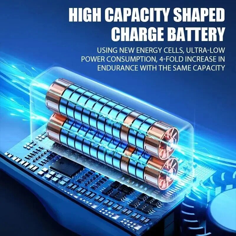 Portable Rechargeable Neck Fan Cooling Neck Fan Powered By 5200mAh Battery 4Speed HandsFree Bladele 1