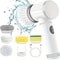 Electric Rechargeable New Cordless Spin Scrubber For Bathroom Kitchen Grout Shower Car Deep Clean W 0