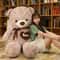 High Quality Teddy Bear With Love Colors Stuffed Animals Plush Toys Doll Pillow Kids Lovers Birthda 1