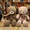 High Quality Teddy Bear With Love Colors Stuffed Animals Plush Toys Doll Pillow Kids Lovers Birthda 2