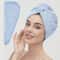 Textured Hair Towel Solid Color Dry Hair Cap 98 X 255 Absorbent Towel Wrap For ButtonDown Women 15