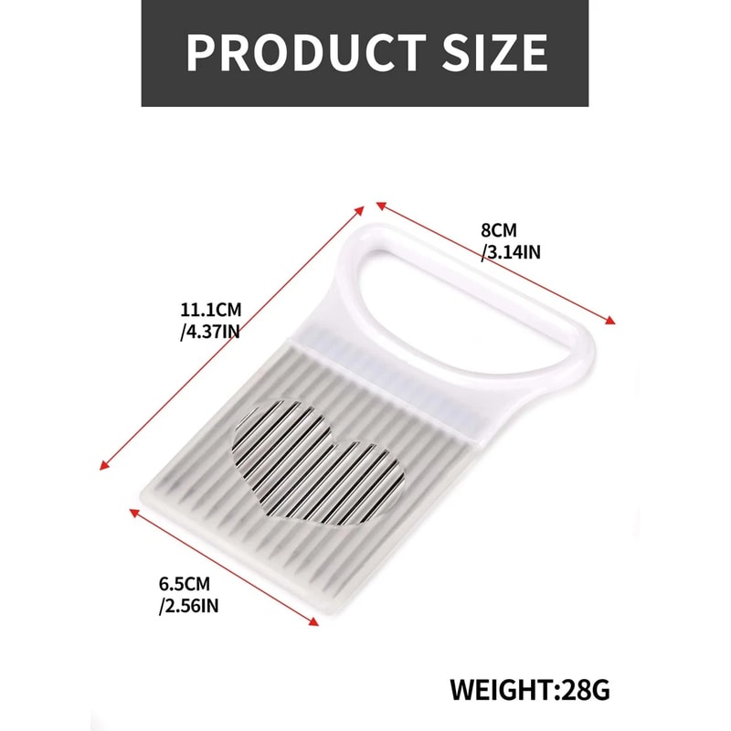 Colorful Onion Slicer, Effortlessly Slice Onions with Kitchen Stainless Steel Potato Chip Holder