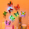 Funny Colorful Glowing Butterfly Light Ranpo Hot DIY LED Stickable Decorative Wall Light For House 2