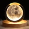 3D Moon Planet Galaxy LED Crystal Ball Toys Table Lamp Kids Educational Gifts Party Decor For Birth 6