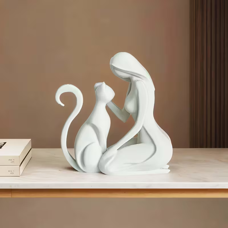 Feminine Style Ornaments Cute Kitten Home Decorations Perfect Christmas Gifts 7