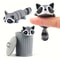 Multifunctional Raccoon Trash Can Decoration, Printed Raccoon Statue for Indoor and Outdoor Use