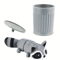 Multifunctional Raccoon Trash Can Decoration, Printed Raccoon Statue for Indoor and Outdoor Use