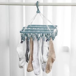 clip clothes drying hanger folding rack for socks and underwear laundry