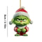 Creative Green Grinch Christmas Tree Ornament Cartoon Hanging Pendant For Holiday Thanksgiving And 0