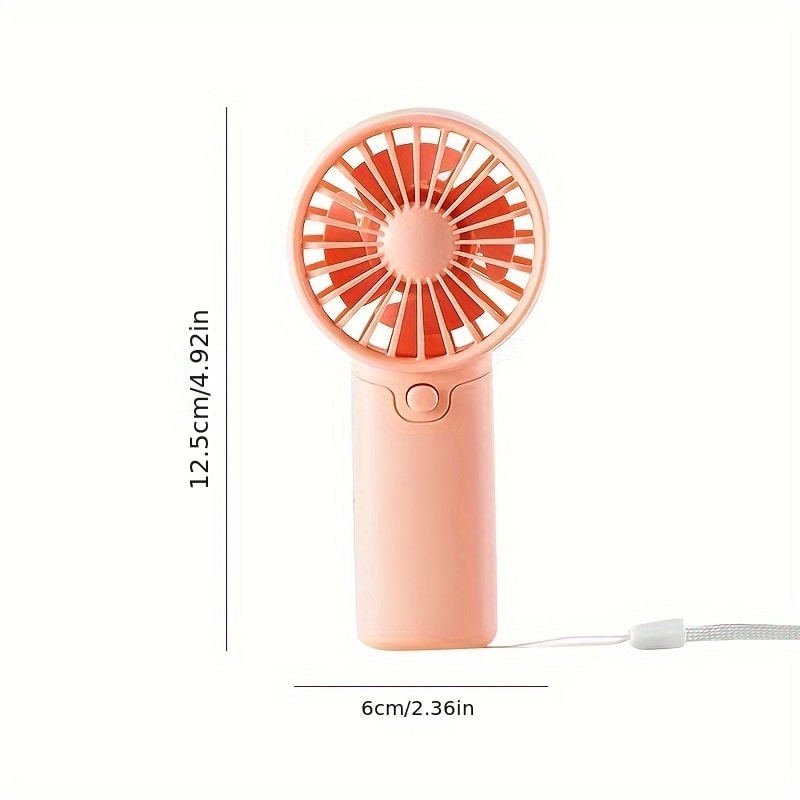 Portable Cute Mini Handheld Fan Lightweight Small Electric Fan Pocket Size Low Noise For Students O 5