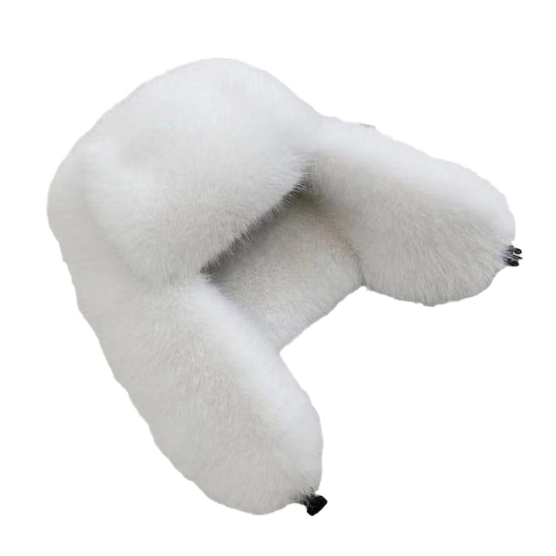 Windproof Earflap Cap, Thickened Faux Fur Bomber Hat, Ear Protection for Winter