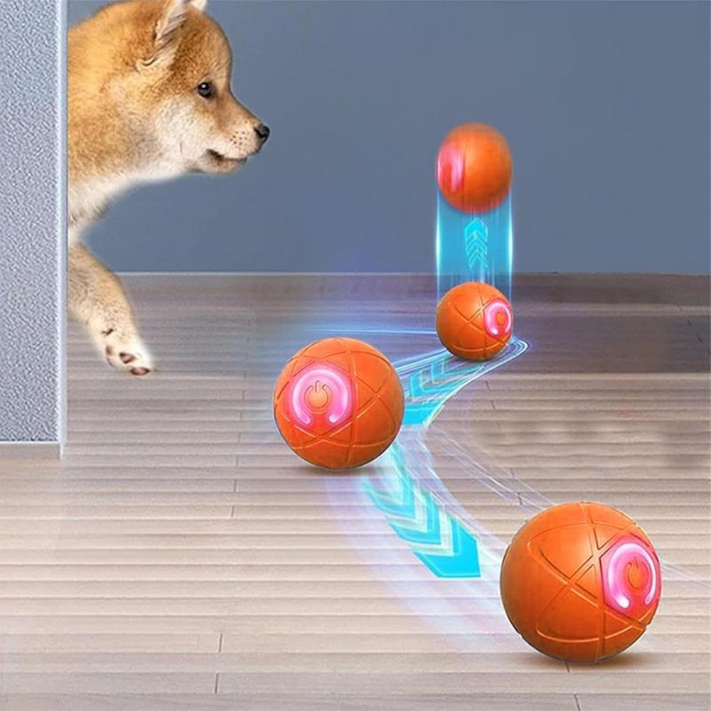 Vibrating Active Rolling Ball For Dogs, automatic Rolling Ball toy, USB Rechargeable Interactive Dog for puppy