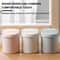 Small Trash Can Tube With Cover Mini Desktop Bin Garbage Can Clean Storage Box For Home Desk 3