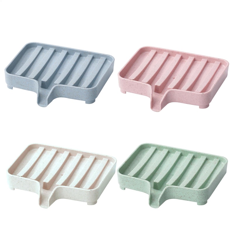 Multipurpose Soap Dish with Drain, household soap tray, bathroom accessories, shower soap storage rack