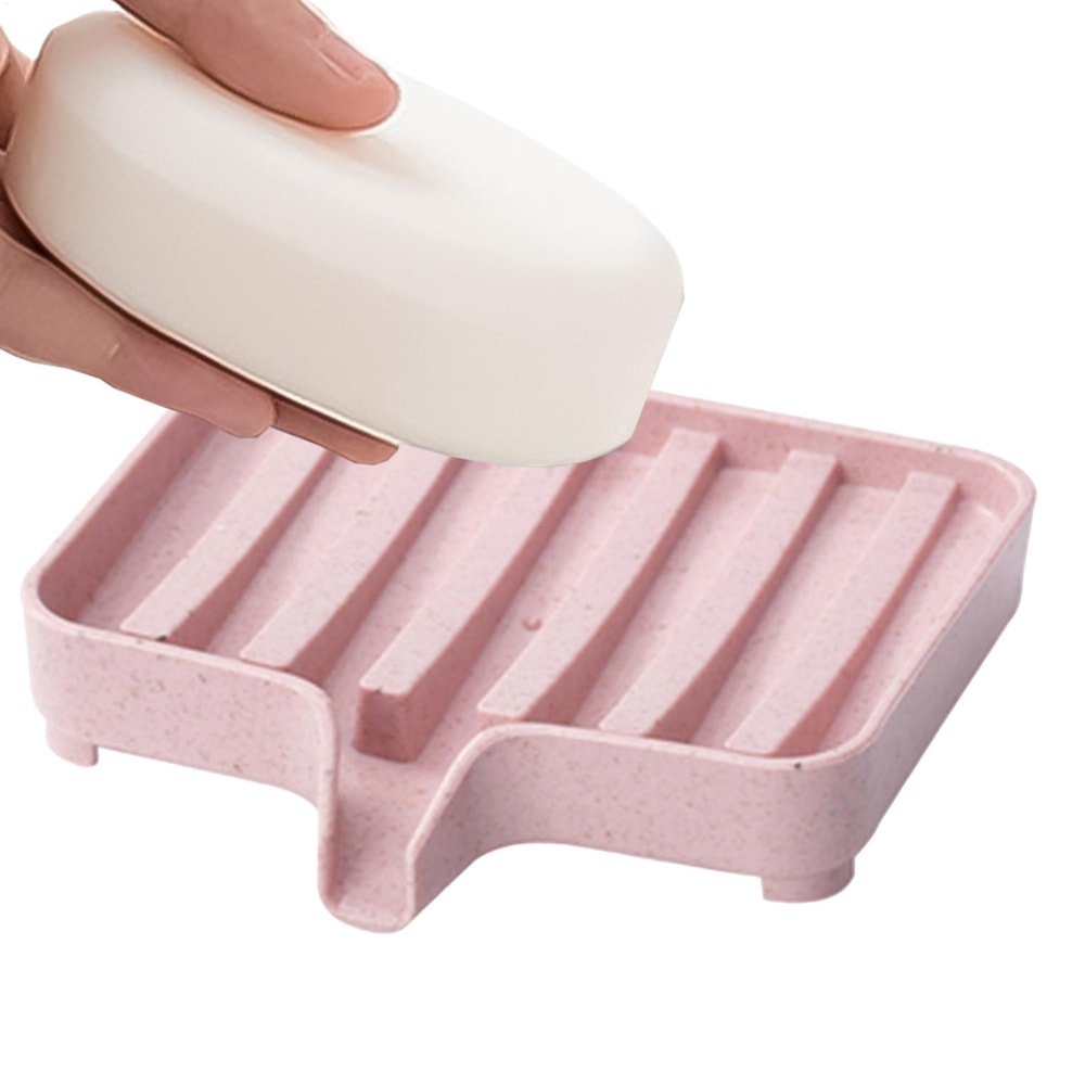 Multipurpose Soap Dish with Drain, household soap tray, bathroom accessories, shower soap storage rack