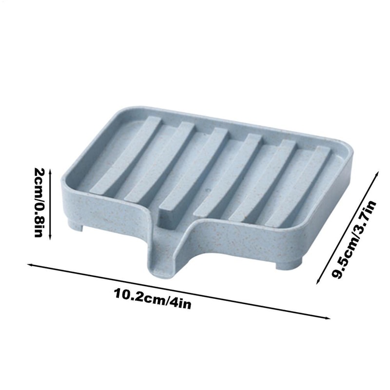 Multipurpose Soap Dish with Drain, household soap tray, bathroom accessories, shower soap storage rack