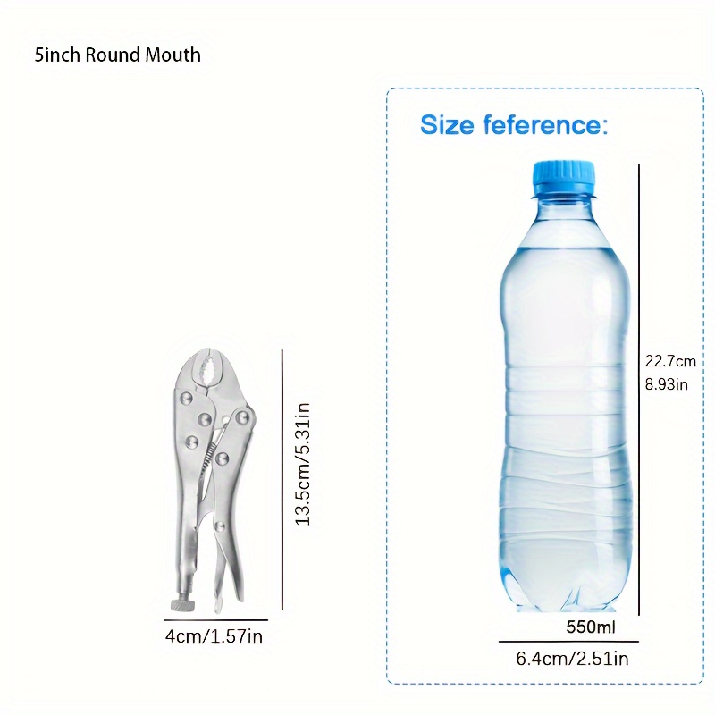 Multifunctional Pressure Pliers, Heavy Duty Locking Pliers, Adjustable Metal Clamp for Repairs