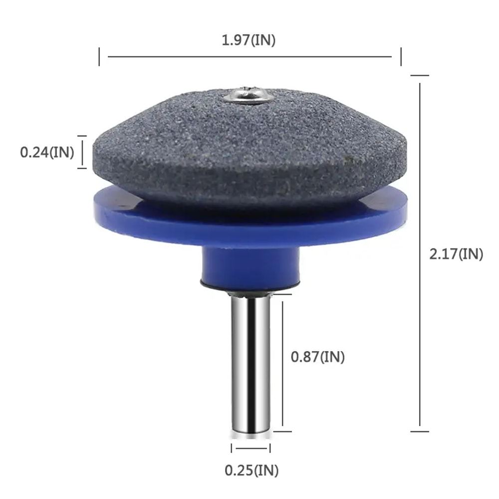 Electric Lawn Mower Sharpener Sharpening Made Easy, Whetstone Sander, Durable Grinding Head Tool