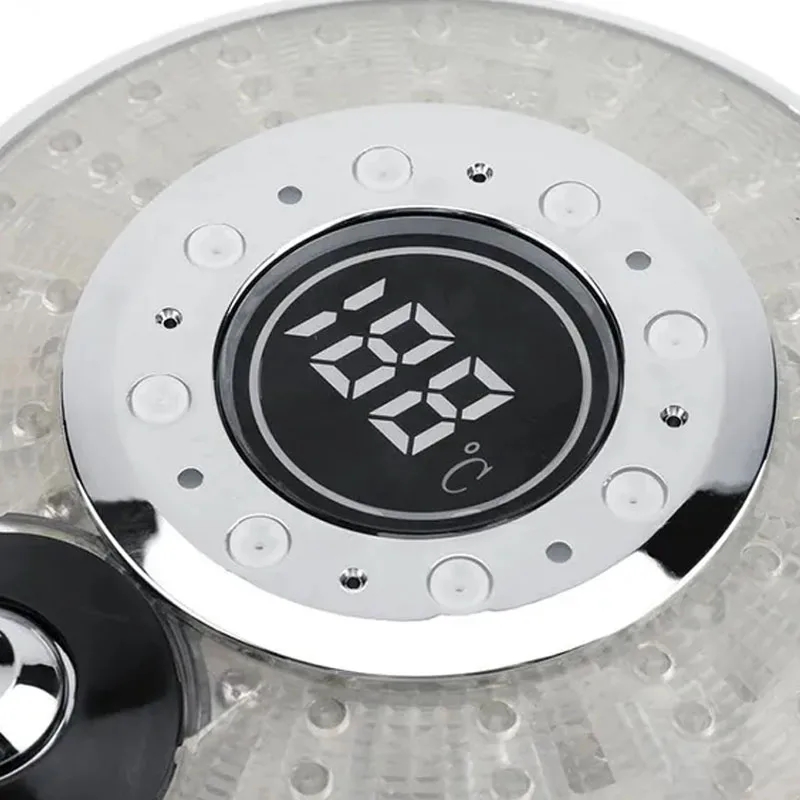 Digital LED Shower Sprayer , Temperature Control, Spraying Modes, Water Saving Filter Bathroom Accessories