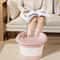 Adjustable Height Foldable Portable Foot Bath Tub With Drainage Holes Leg Massage 2