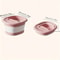 Adjustable Height Foldable Portable Foot Bath Tub With Drainage Holes Leg Massage 4
