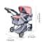 Trendy Baby Doll Pushchair with Canopy, Storage Basket, Fits Dolls Up to 18", Kids Pretend Play Toy
