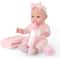 Baby Doll Set for Toddlers with Blanket, Pacifier, Feeding Bottle, Great Gift for Girls
