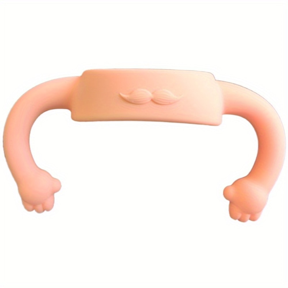 Natural Baby Bottle Handle Silicone Baby Feeding Handle Wide Neck Easy Carry Handle 3