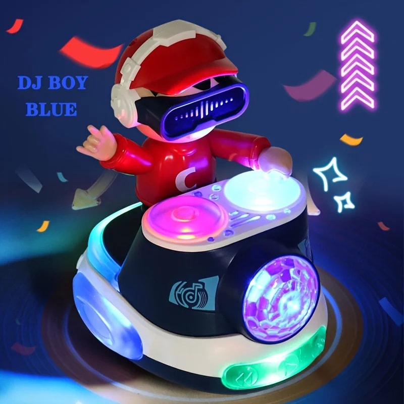 Early Educational Bouncing DJ Boy Toy, Sensory Birthday Gift for Boys and Girls