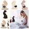 Creative Wooden Ultrasound Photo Frame With Stand Pregnant Sonogram Picture Frame Gender Disclosure 0