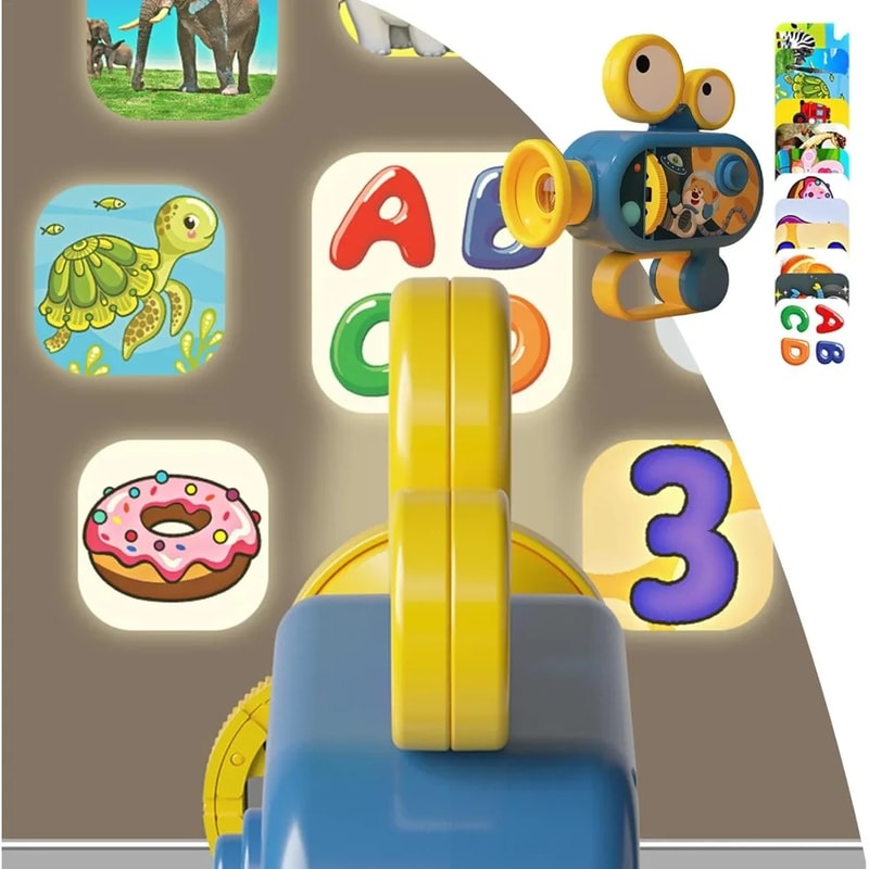 Educational Baby Toy Projector Toddler Flashlight Projector For Kids MultiTheme Animal Nightlight F 2