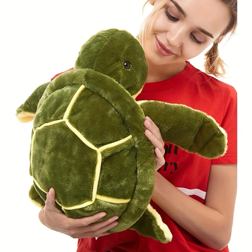 Turtle Plush Toy Family Set, Stuffed Animal Babies & Mommy, Birthday Gift for Kids