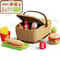 Fruit Toy Cutting Play Food Drink Toy, Pretend Play Simulation Kitchen Set for Kids, Portable Picnic Basket