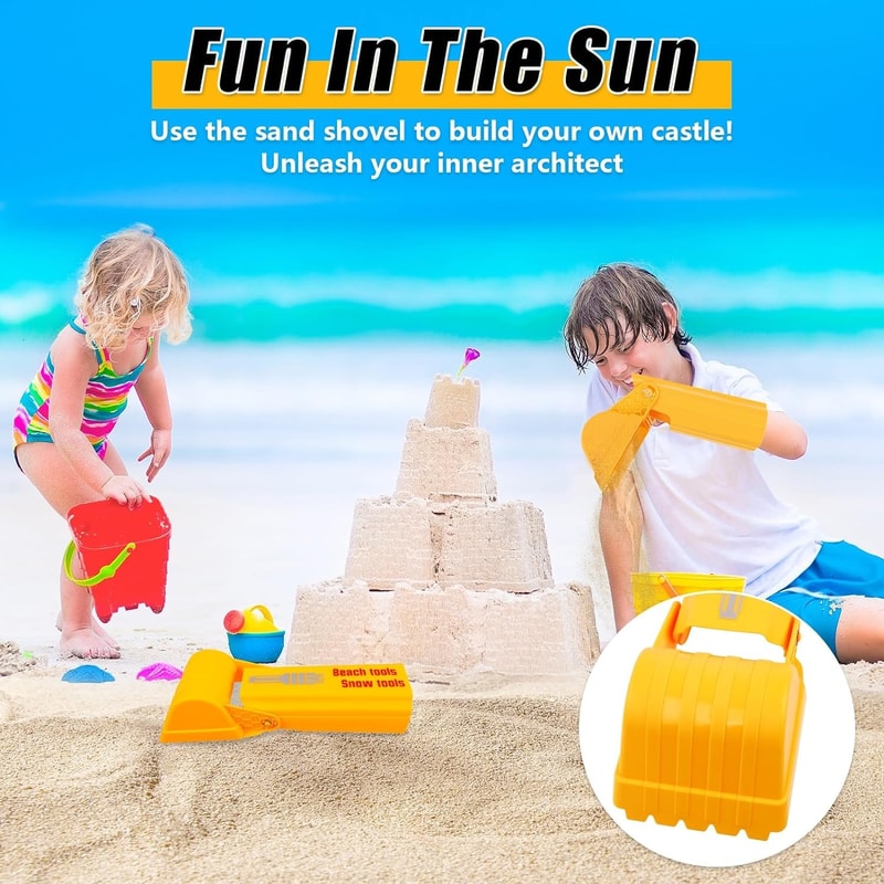Hand Sand Digger for Kids, Backyard Beach Sandbox Toys, Garden Sand Shovels for Outdoor Play