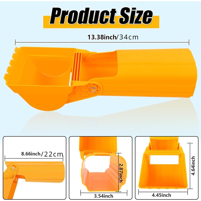 Hand Sand Digger for Kids, Backyard Beach Sandbox Toys, Garden Sand Shovels for Outdoor Play