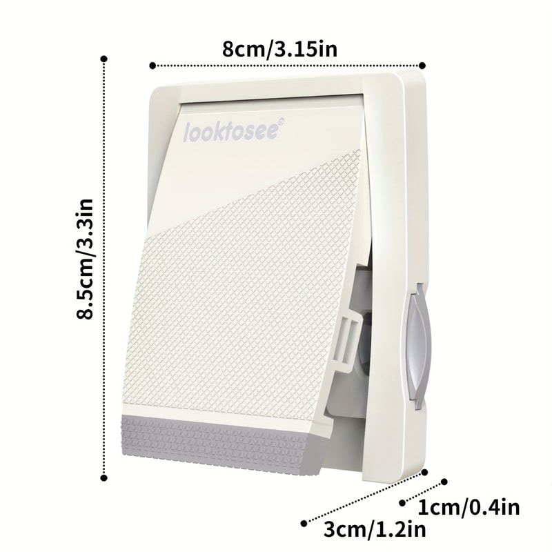 Baby Fall Prevention Door Window Safety Lock, Child Proof Sliding Lock to Protect Kids