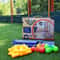 Ladder Ball Toss Game with Balls, Outdoor Family Sports Set for Backyard Fun, Gift for Boys and Girls
