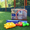 Ladder Ball Toss Game with Balls, Outdoor Family Sports Set for Backyard Fun, Gift for Boys and Girls