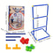 Ladder Ball Toss Game with Balls, Outdoor Family Sports Set for Backyard Fun, Gift for Boys and Girls