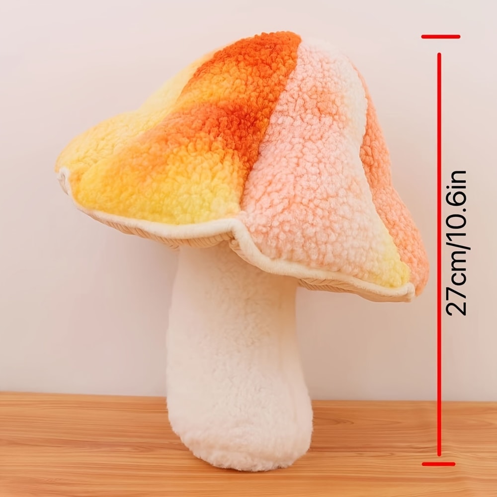 Simulation Mushroom Plush Toy, Creative Washable Pillow Cushion for Kids & Adults, Birthday Gifts for Kids