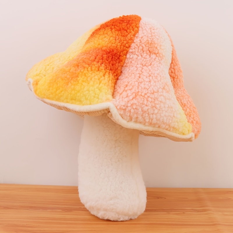 Simulation Mushroom Plush Toy, Creative Washable Pillow Cushion for Kids & Adults, Birthday Gifts for Kids