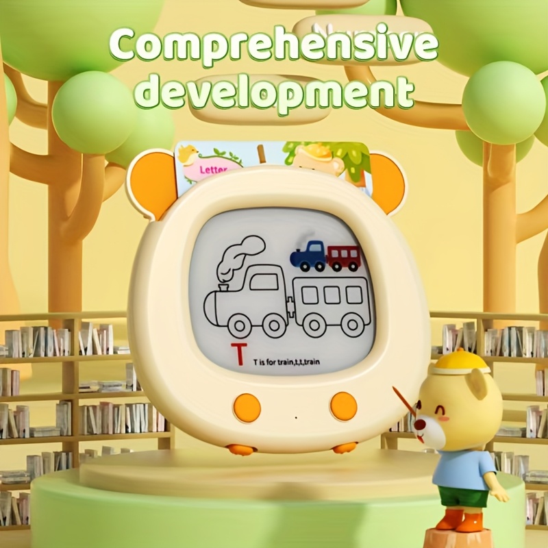 Montessori Early Educational Toy, Toddler Flash Cards, Writing Drawing Tablet for Kids, Gift for Boys and Girls