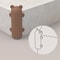 Furniture Corner Protectors, Cute Bear Corner Protector Baby, Safety Table Guards for Baby Corner Covers