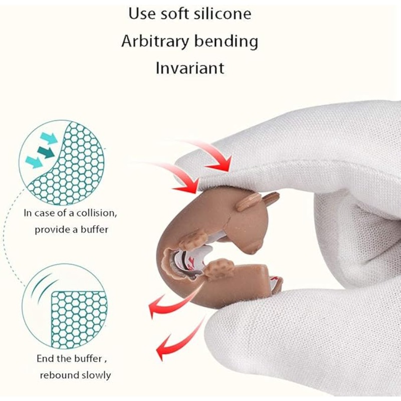 Furniture Corner Protectors, Cute Bear Corner Protector Baby, Safety Table Guards for Baby Corner Covers