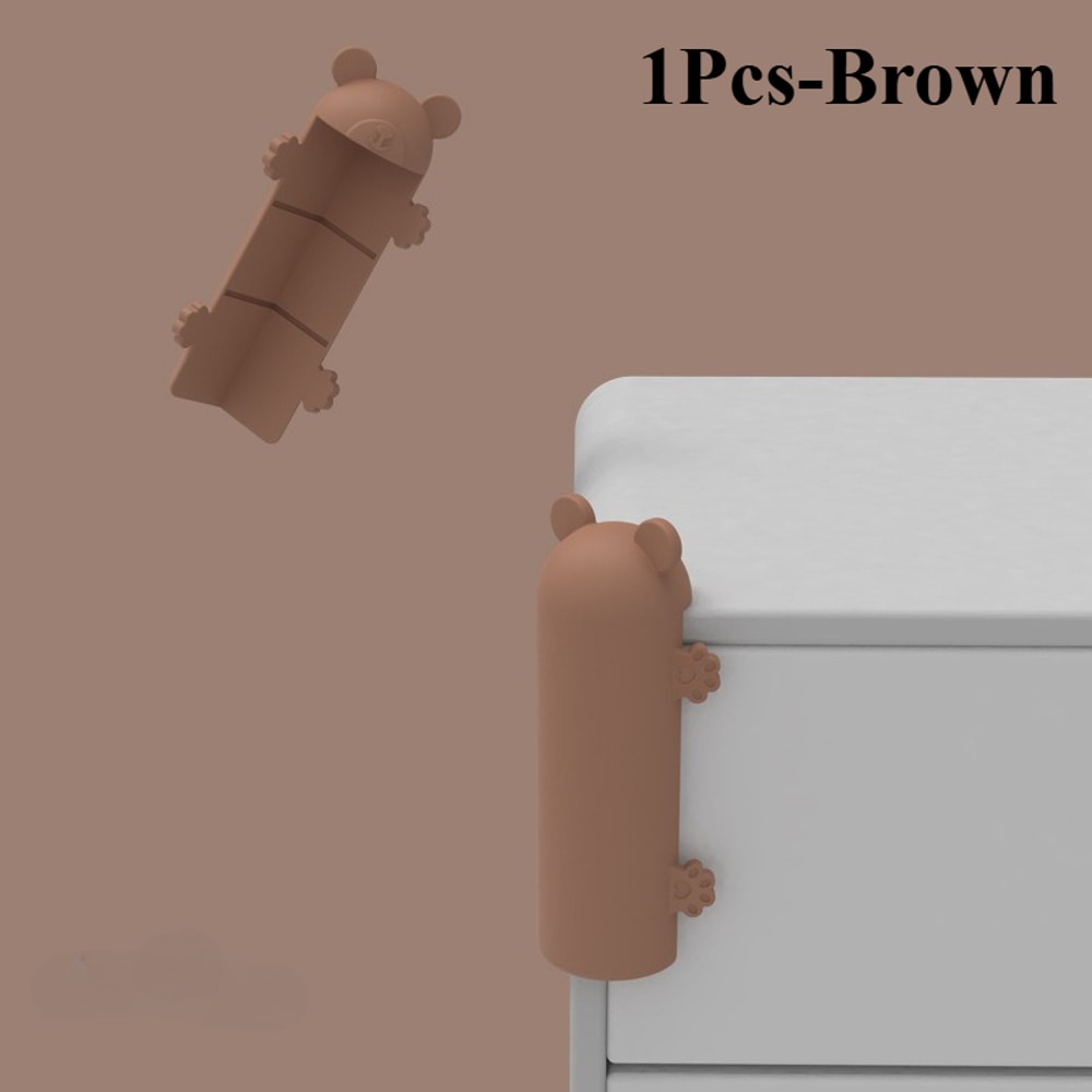 Furniture Corner Protectors, Cute Bear Corner Protector Baby, Safety Table Guards for Baby Corner Covers