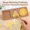 Shape Matching Game for Babies, Cheese Mice Design, Boosts Creativity & Focus for Family Fun Playtime
